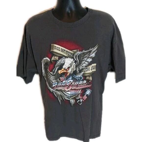 Other - Bob Seger & The Silver Bullet Band Ride out Tour 2014-2015 2XL Tshirt Cotton